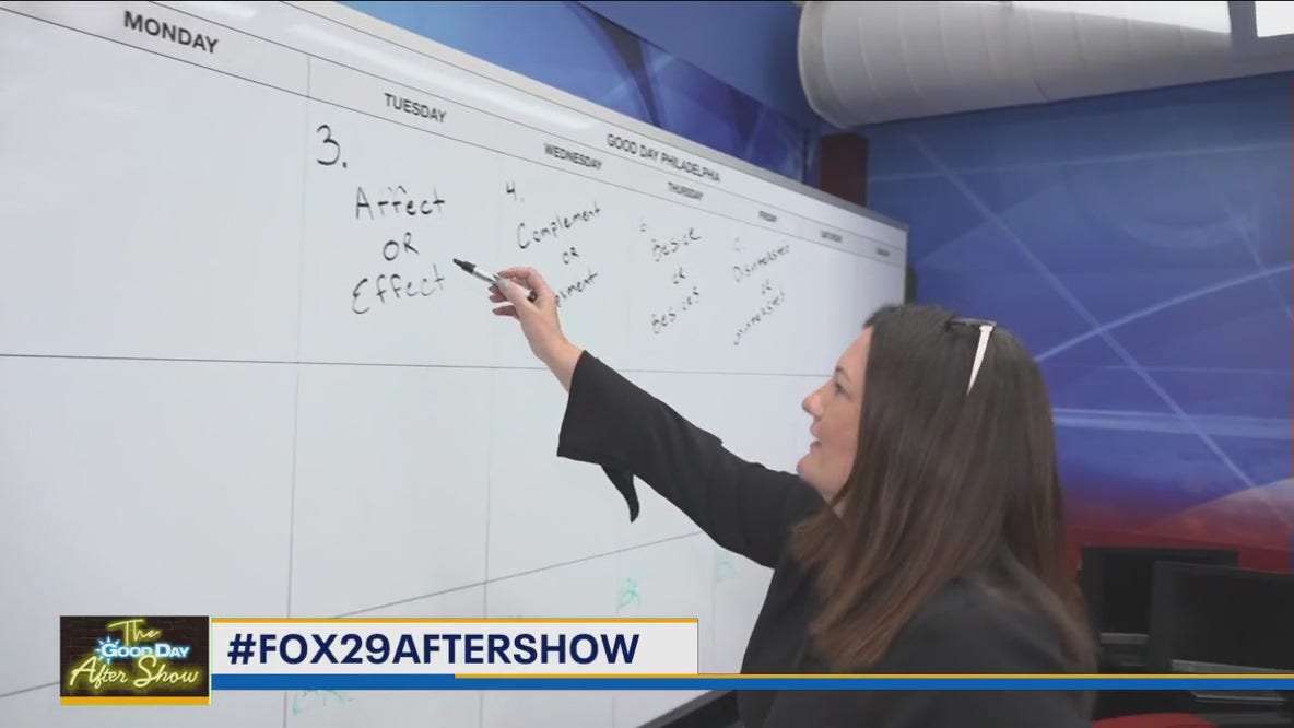 The Good Day Staff test their grammar!